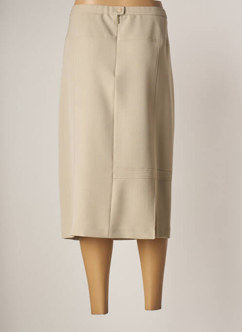 Fustă midi bej GUY DUBOUIS femeie