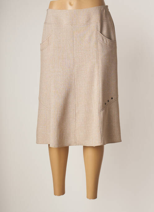 Fustă midi bej IMPULSION femeie