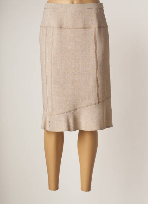 Fustă midi bej GUY DUBOUIS femeie