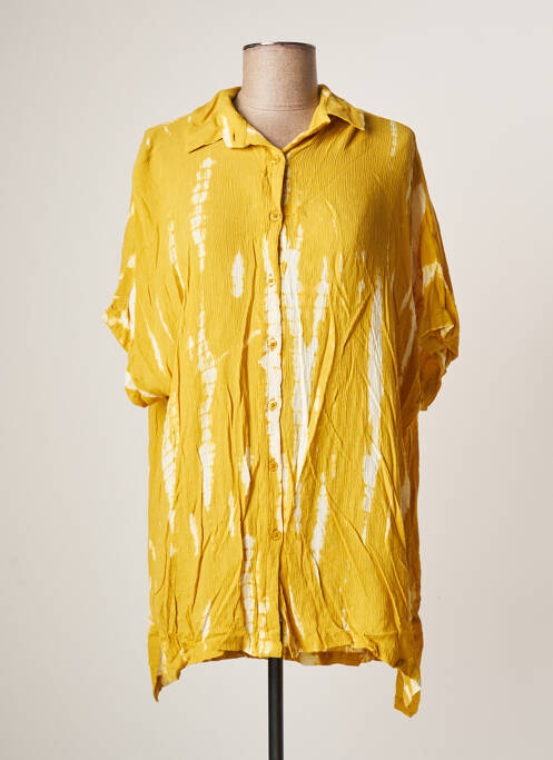 Tunică mâneci scurte galben L'ATELIER D'ANNA femeie