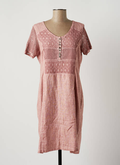 Rochie midi roz MERI & ESCA femeie