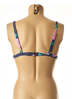 Sutien de costum de baie elasticitate top triunghiuri albastru MON PETIT BIKINI femeie
