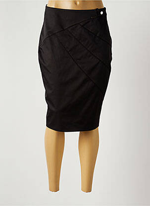 Fustă midi negru LUNA femeie