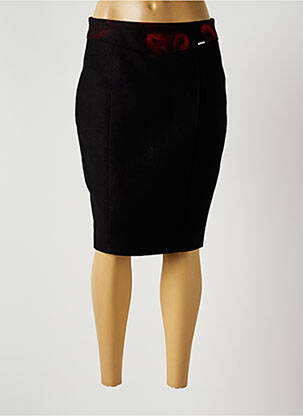 Fustă midi negru LUNA femeie