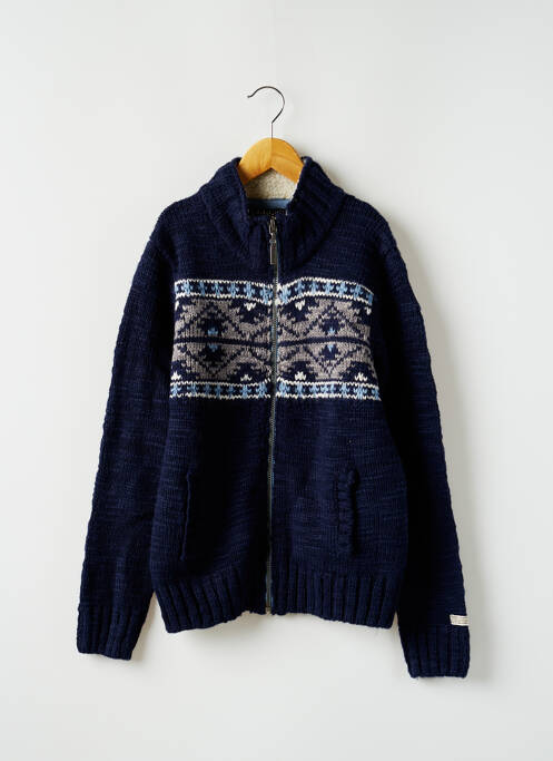 Vestă cu mâneci lungi albastru TEDDY SMITH băiat