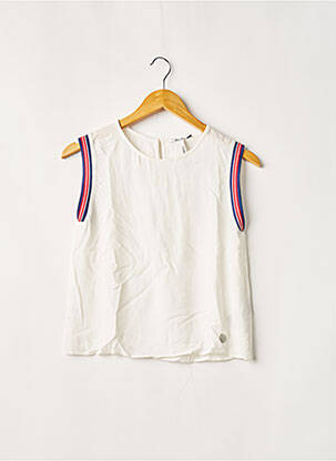 Top alb PEPE JEANS fată