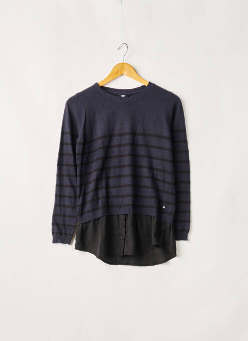 Pulover tunică albastru LE TEMPS DES CERISES fată