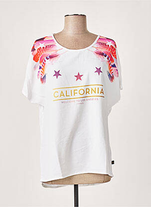 Top alb LE TEMPS DES CERISES femeie