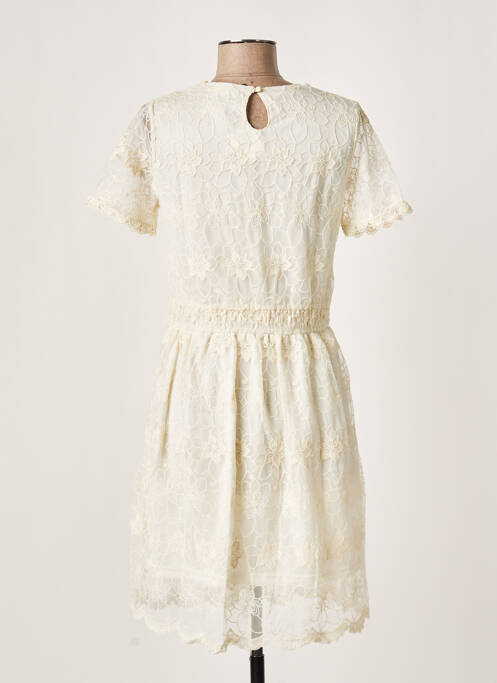 Rochie scurtă bej MOLLY BRACKEN femeie