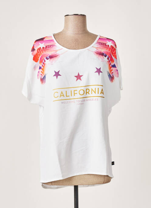 Top alb LE TEMPS DES CERISES femeie