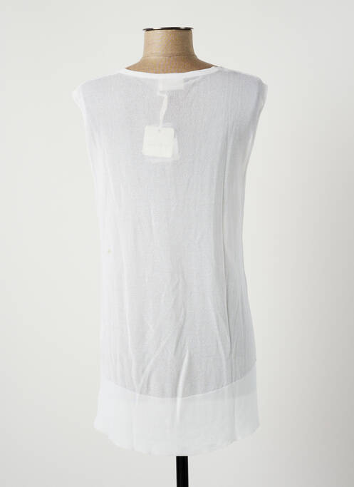 Pulover tunică alb AMERICAN VINTAGE femeie