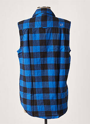 Jachete casual guler de bluză albastru LEON & HARPER femeie