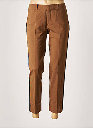 Pantalon 7/8 croială chino mărime normală maro LEON & HARPER femeie