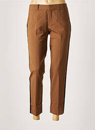 Pantalon 7/8 croială chino mărime normală maro LEON & HARPER femme