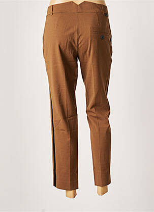 Pantalon 7/8 croială chino mărime normală maro LEON & HARPER femeie
