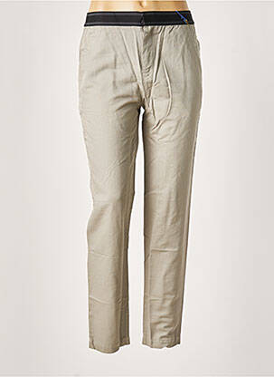 Pantalon 7/8 talie elastică mărime normală gri LEON & HARPER femeie