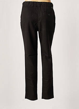 Pantalon drept talie elastică mărime normală negru LEON & HARPER femeie