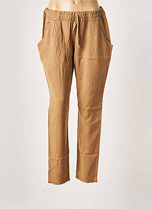 Pantalon drept maro LEON & HARPER femeie