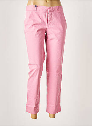 Pantalon 7/8 elasticitate talie joasă roz LEON & HARPER femeie