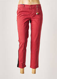 Pantalon 7/8 elasticitate talie joasă roșu LEON & HARPER femeie