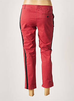 Pantalon 7/8 elasticitate talie joasă roșu LEON & HARPER femeie