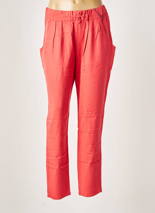 Pantalon drept portocaliu LEON & HARPER femeie