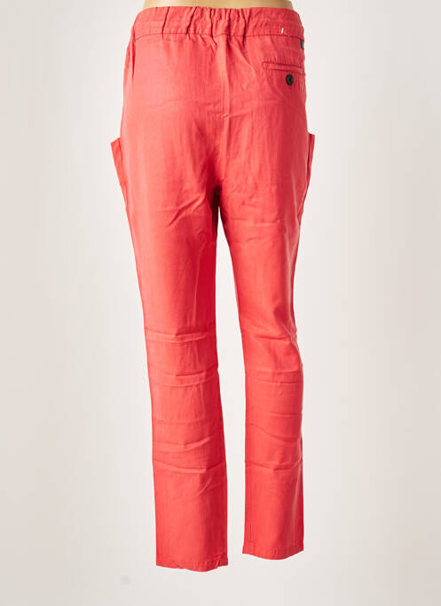 Pantalon drept portocaliu LEON & HARPER femeie