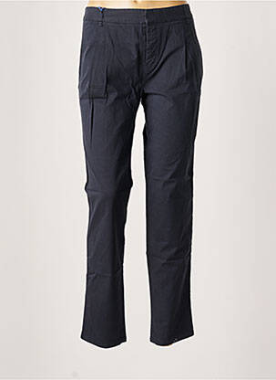 Pantalon chino broderie galoni laterali mărime normală albastru LEON & HARPER femeie