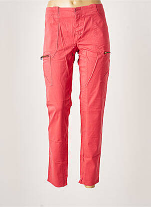 Pantalon cargo buzunare mărime normală roz LEON & HARPER femeie