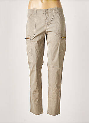 Pantalon cargo buzunare mărime normală gri LEON & HARPER femeie