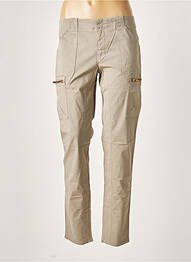 Pantalon cargo buzunare mărime normală gri LEON & HARPER femeie
