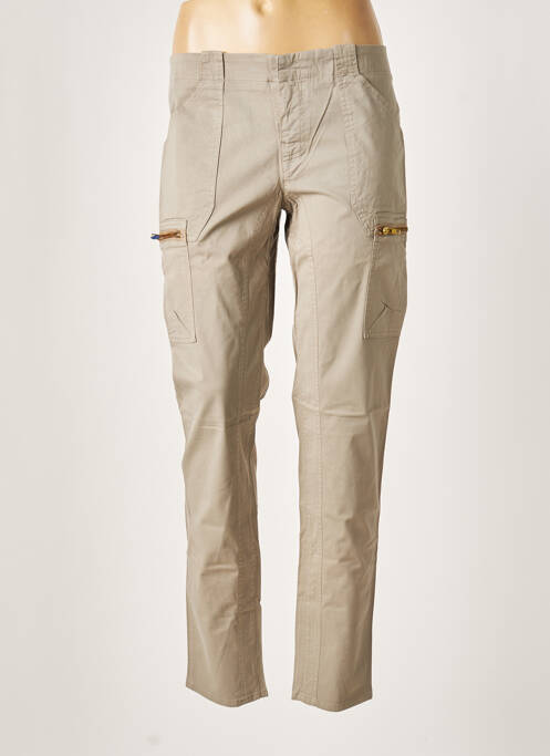 Pantalon cargo gri LEON & HARPER femeie
