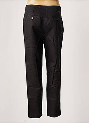 Pantalon drept talie cu cleme talie înaltă negru LEON & HARPER femeie