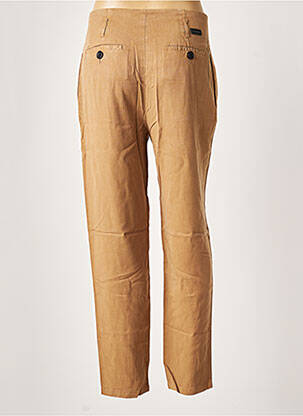 Pantalon drept talie cu cleme talie înaltă bej LEON & HARPER femeie