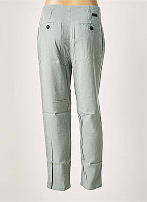 Pantalon drept talie cu cleme talie înaltă albastru LEON & HARPER femeie