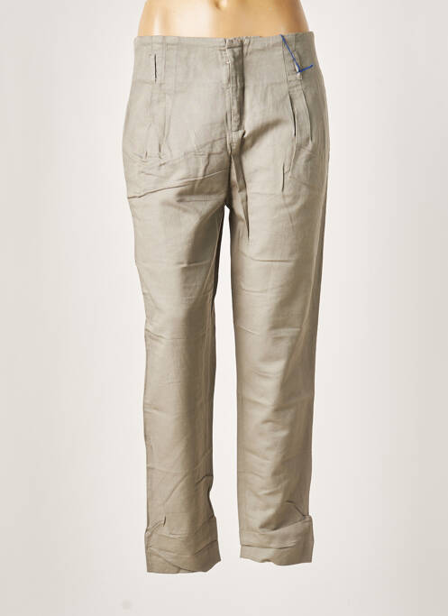 Pantalon drept gri LEON & HARPER femeie