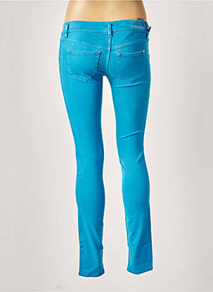 Pantalon slim talie joasă talie joasă albastru FREESOUL femeie