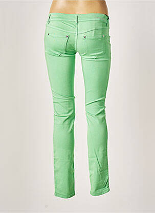 Pantalon slim talie joasă talie joasă verde FREESOUL femeie