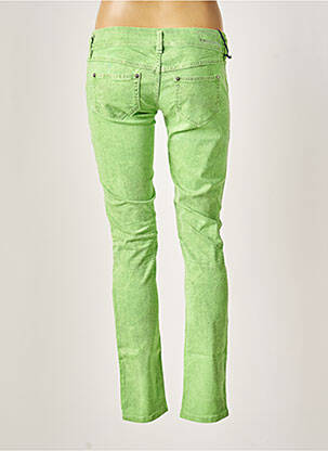 Pantalon slim talie joasă talie joasă verde FREESOUL femeie