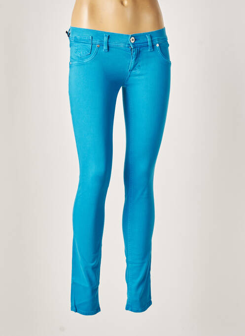 Pantalon slim albastru FREESOUL femeie