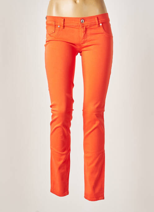 Pantalon slim portocaliu FREESOUL femeie