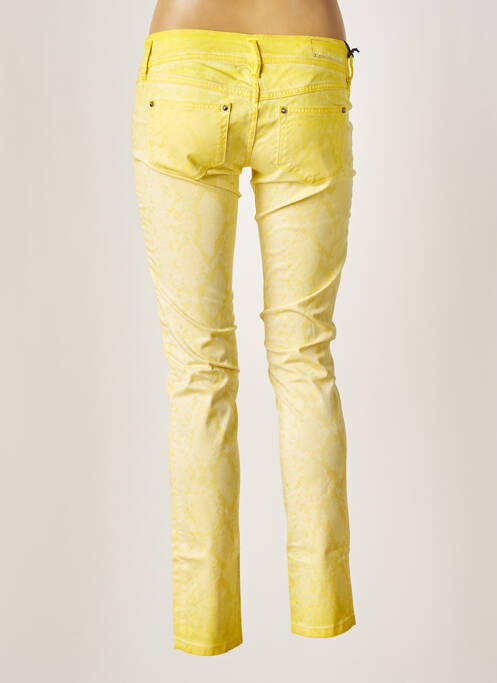 Pantalon slim galben FREESOUL femeie