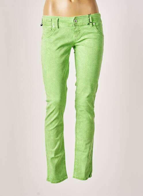 Pantalon slim verde FREESOUL femeie