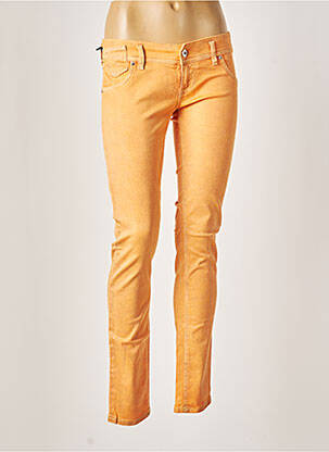 Pantalon slim portocaliu FREESOUL femeie