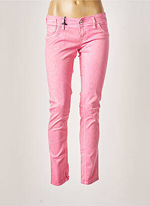 Pantalon slim talie joasă talie joasă roz FREESOUL femeie