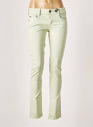 Pantalon slim talie joasă talie joasă verde CIMARRON femeie