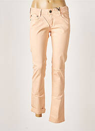 Pantalon slim talie joasă talie joasă roz CIMARRON femeie