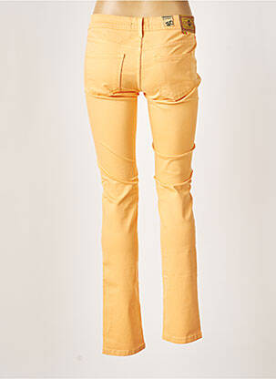 Pantalon slim talie joasă talie joasă portocalie CIMARRON femeie