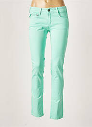 Pantalon slim talie joasă talie joasă verde CIMARRON femeie