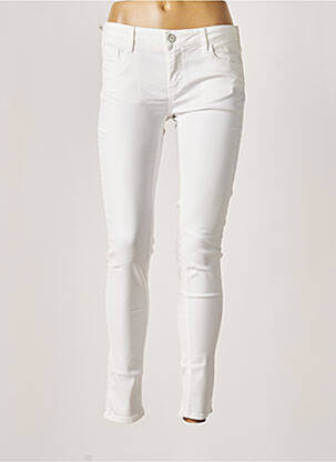 Pantalon slim alb REIKO femeie